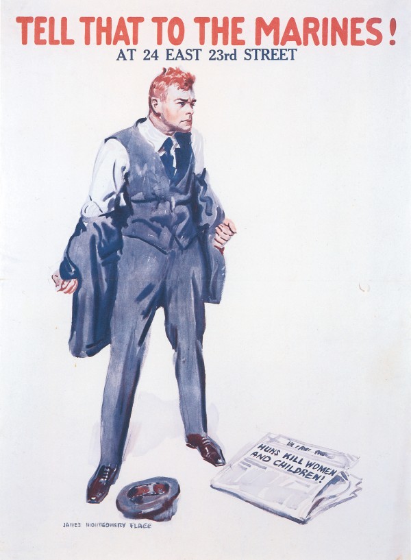 Tell that to the marines by VINTAGE POSTER